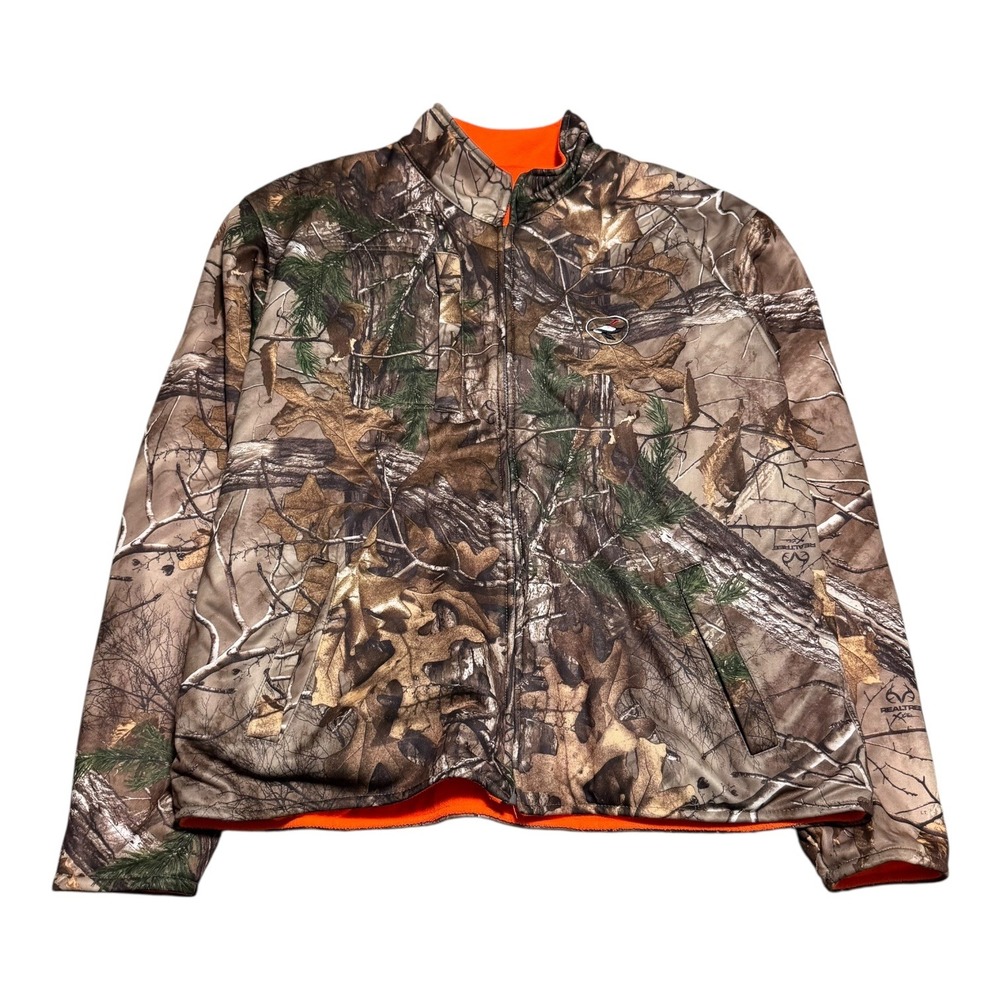 Redhead Polyester Blend Realtree Camo Hi-Vis Reversible Jacket Men's Large